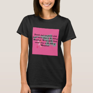 Camiseta de Conscientização do Câncer de Mama em M