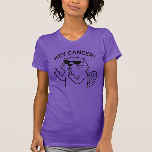 Camiseta de Conscientização sobre Câncer de Castor (Frente)