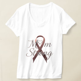 Camiseta de Conscientização sobre Câncer de Mãe Fo