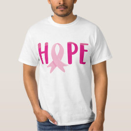 Camiseta de conscientização sobre câncer de mama H