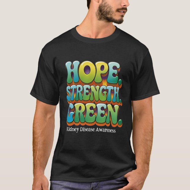Camiseta de Conscientização sobre Doenças Renais (Frente)