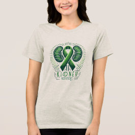Camiseta de Conscientização sobre Doenças Renais -