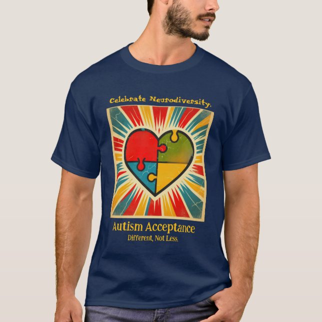 Camiseta de Conscientização sobre Neurodiversidade (Frente)