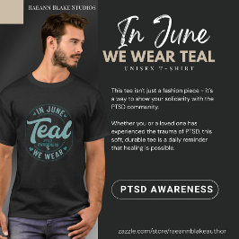 Camiseta de conscientização sobre TEPT