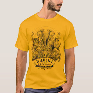 Camiseta de Conservação de Animais Ameaçados