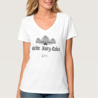Camiseta de Contos de Fada Gótica - Preta
