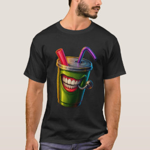 Camiseta de Copo de Bebida Psico – Arte Urbana de