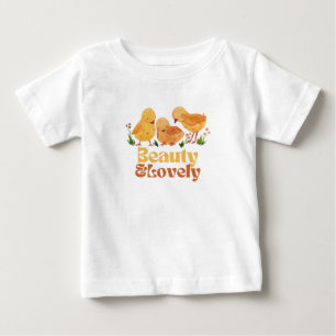 Camiseta de cor branca bebê