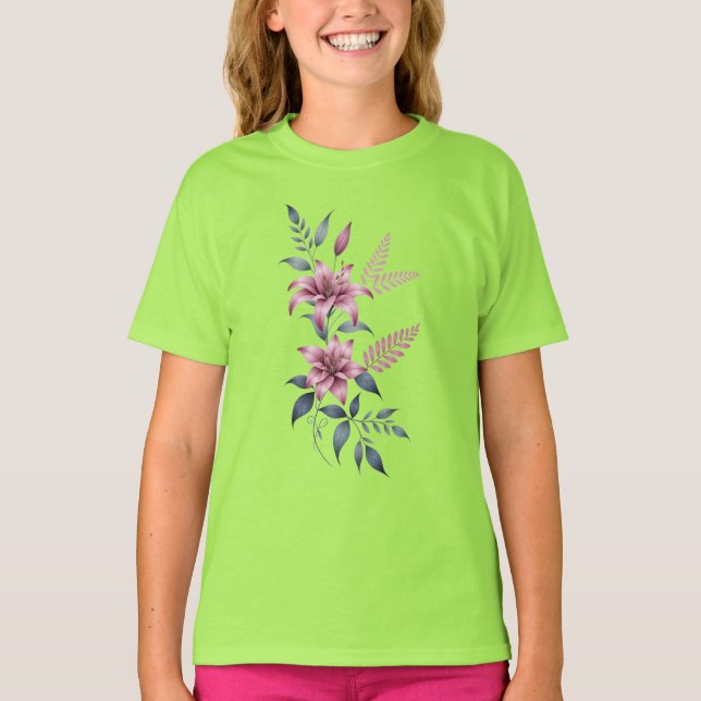 Camiseta de cor clara (Frente)