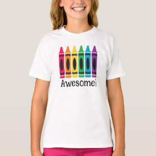 Camiseta de cores incríveis para garotas - Persona