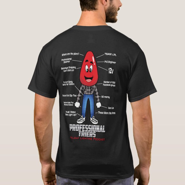 Camiseta de Cores Profissionais (Verso)