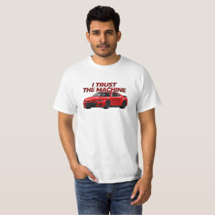 Camiseta de corrida acessível Eu Confio na Máqui