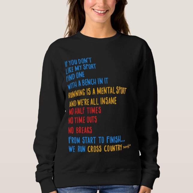 Camiseta de corrida cross country presente para co (Frente)