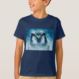 Camiseta de coruja de inverno