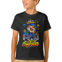 Camiseta de Coruja Engraçada e Confusa do Modo Esc