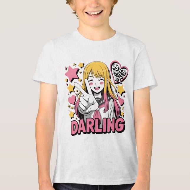 Camiseta de cosplayer fofa (Frente)