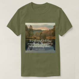 Camiseta de Cota de Produtividade de Thoreau