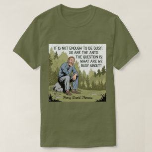 Camiseta de Cota de Produtividade de Thoreau