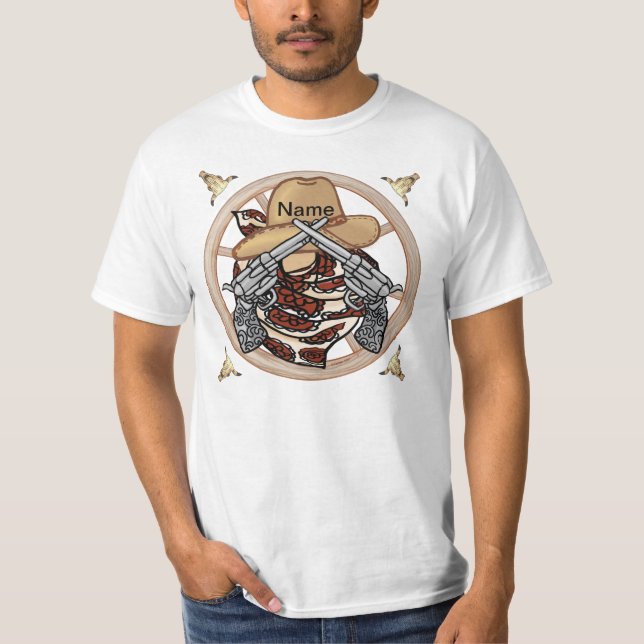 Camiseta de Cowboy do West Texas (Frente)