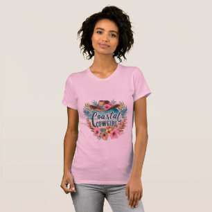 Camiseta de Cowgirl Costeira