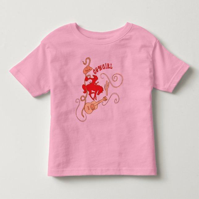 Camiseta de Cowgirl Kids (Frente)