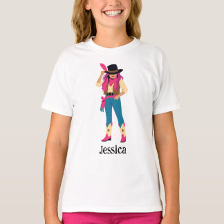 Camiseta de Cowgirl - Rodeio Engraçado