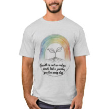 Camiseta de Crescimento de Planta Inspirador | Jor