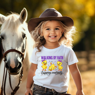 Camiseta de criança Andando Pela Fé