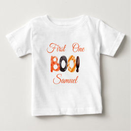 Camiseta de Criança Boo de Aniversário do Primeiro