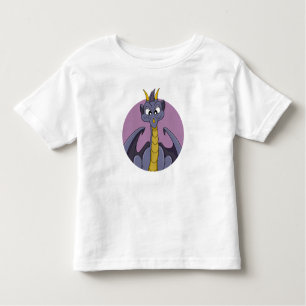 Camiseta de criança com desenho de dragão roxo