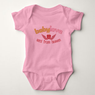 Camiseta de criança Cristã Baby Love (feminina)