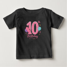 Camiseta de Criança de 10 Anos de Idade