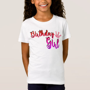 Camiseta de criança de aniversário