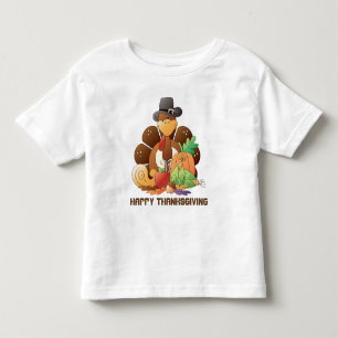 Camiseta de criança de Natal e Dia de Ação de G