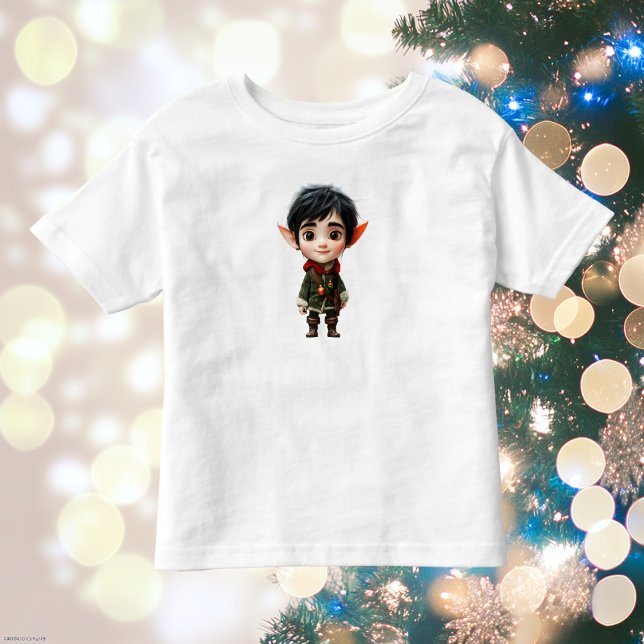 Camiseta de criança do Elfo de Natal Chill Boy (Criador carregado)