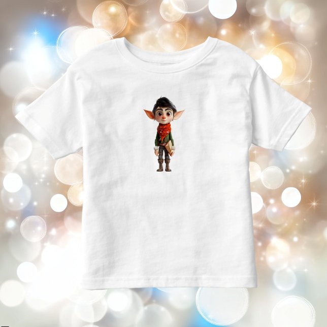 Camiseta de criança do Poet Teen Christmas Elf (Criador carregado)