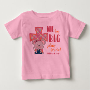 Camiseta de criança, ele tem grandes planos para m