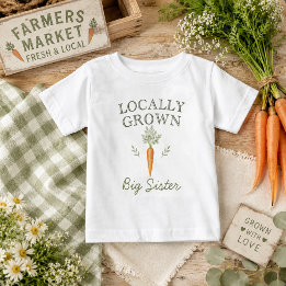 Camiseta de criança Localmente Cultivada Irmã Mais