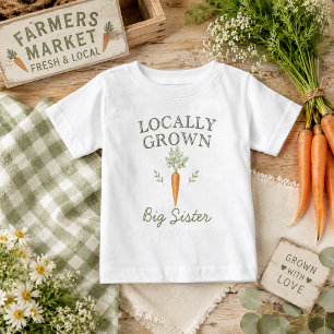 Camiseta de criança Localmente Cultivada Irmã Mais