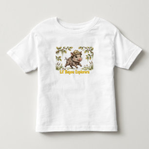 Camiseta de criança para o Javali Lil' Bayou Explo