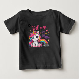 Camiseta de Criança Pequena do Unicórnio Mágico