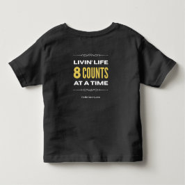 Camiseta de criança "Vivendo a Vida de 8 em 8 Cont