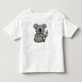 Camiseta de crianças adoráveis coala