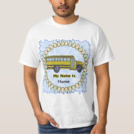 Camiseta de Crianças de Ônibus Escolar