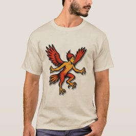 Camiseta de Criatura Monstro Alado Mitológico