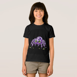 Camiseta de cristal de aranha de Halloween para cr