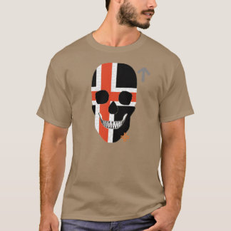 Camiseta de cruz nórdica HANDSKULL básica B2
