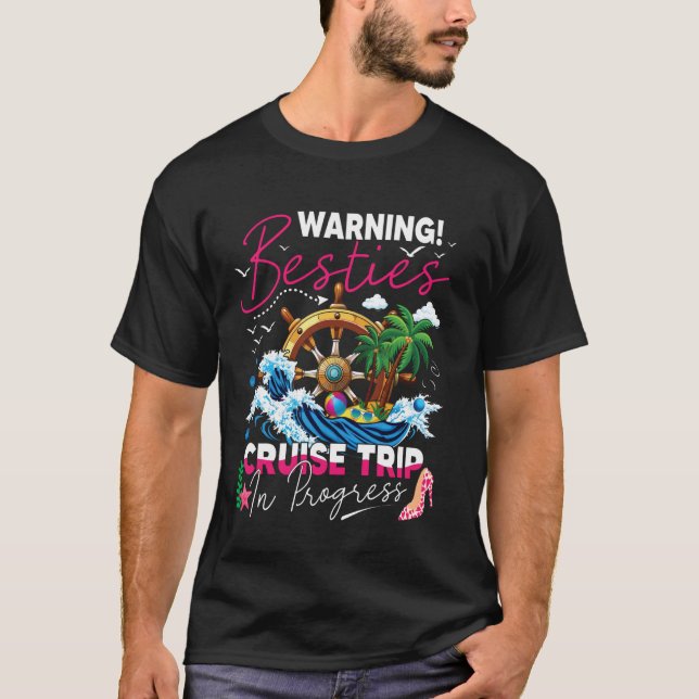Camiseta de Cruzeiro das Melhores Amigas Alerta Cr (Frente)