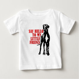 Camiseta dê cumprimentos ao meu pequeno amigo
