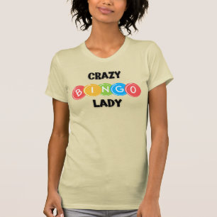 Camiseta de Dama de Bingo Louca